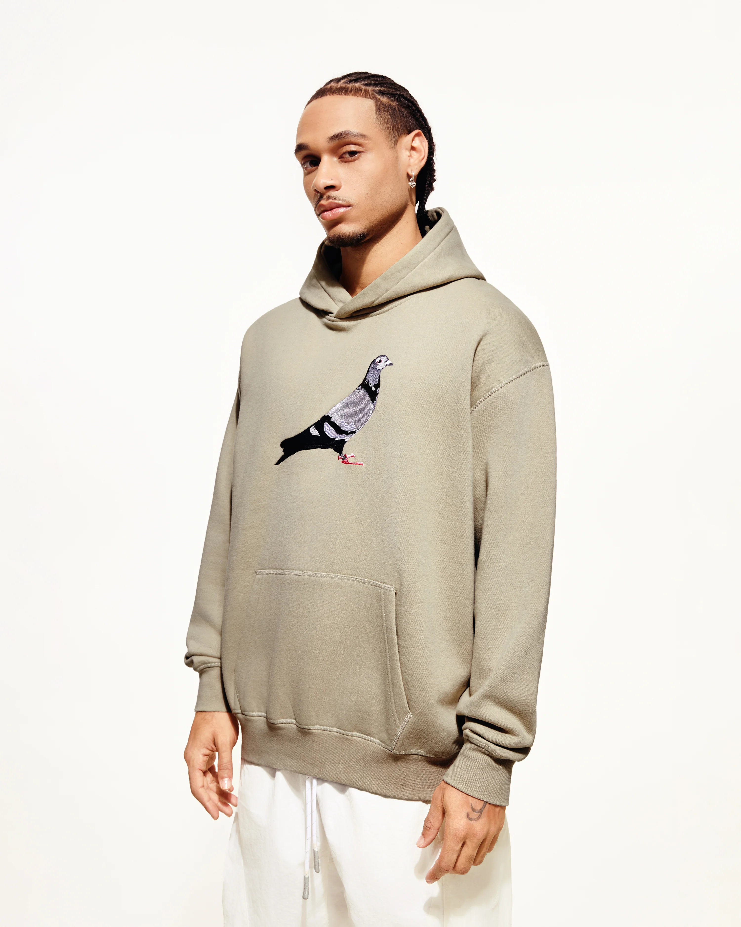 Pigeon Logo Hoodie - Image 3